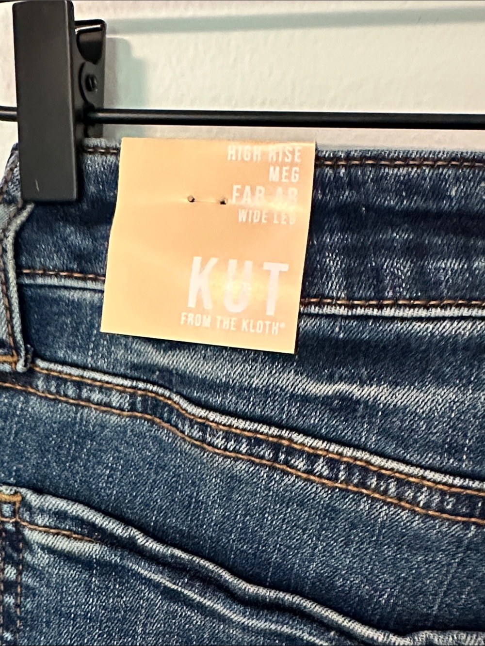 NWT Kut From The Kloth Meg High Rise Fab Ab Wide Leg Jeans Sz. 2 - Picture 5 of 8